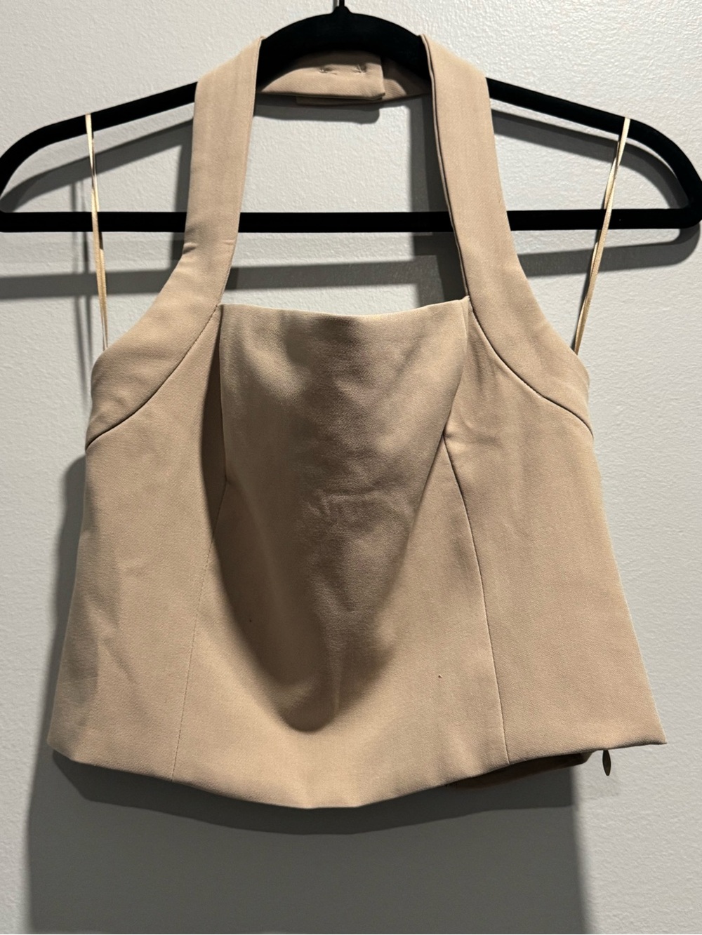 Miss Love Boutique brand Beige Women’s Halter Top